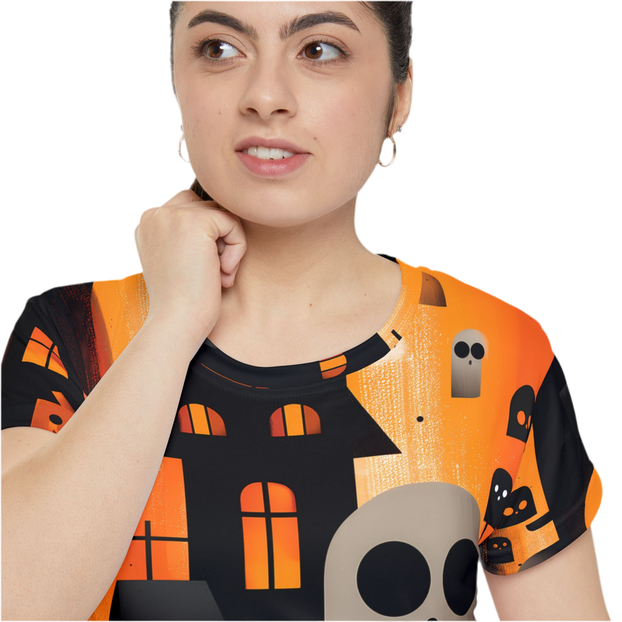 Maison Verne Halloween Ltd. Edition Damen Shirt "Haunted Manor" - 🎃👻 Wicked Elegance No. 58 👻🎃