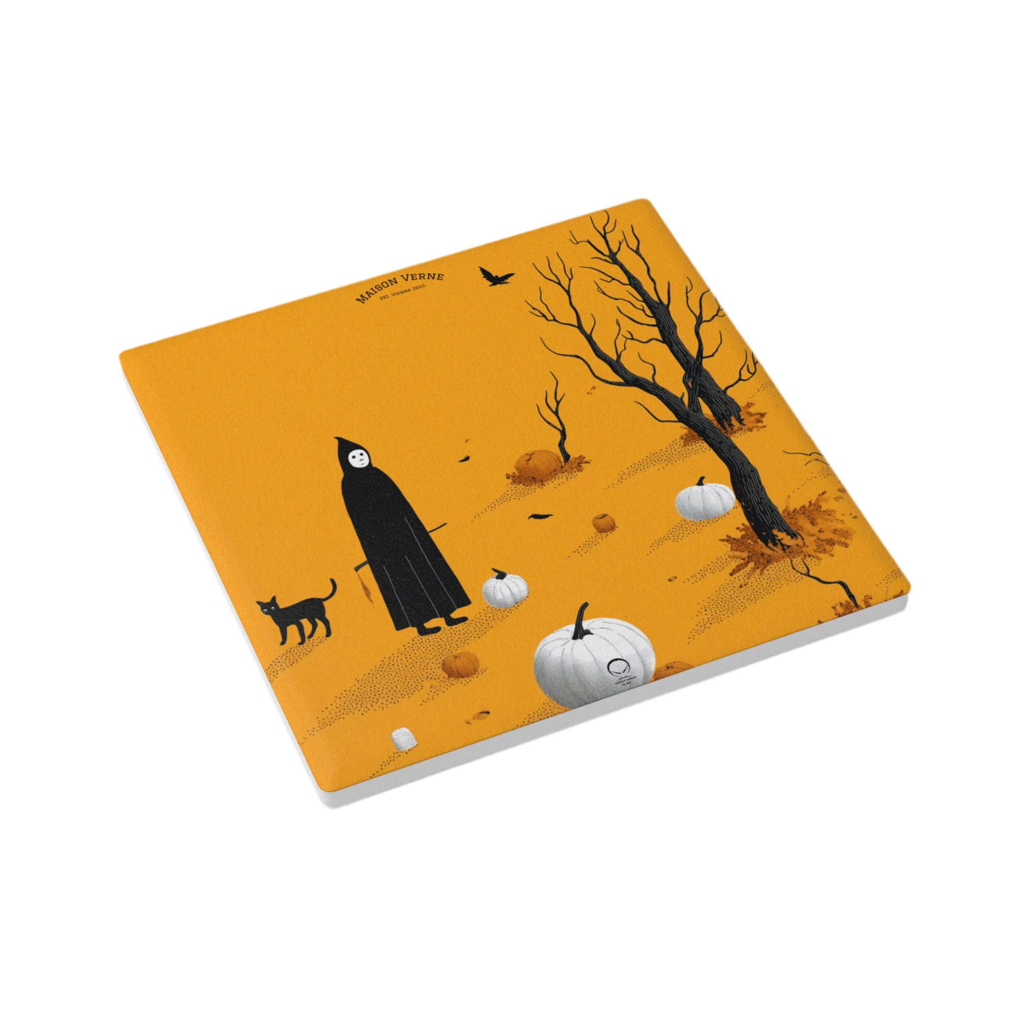 HALLOWEEN LIMITED EDITION Ceramic Coaster "Silent Harvest" - ππ» Wicked Elegance No. 11 π»π