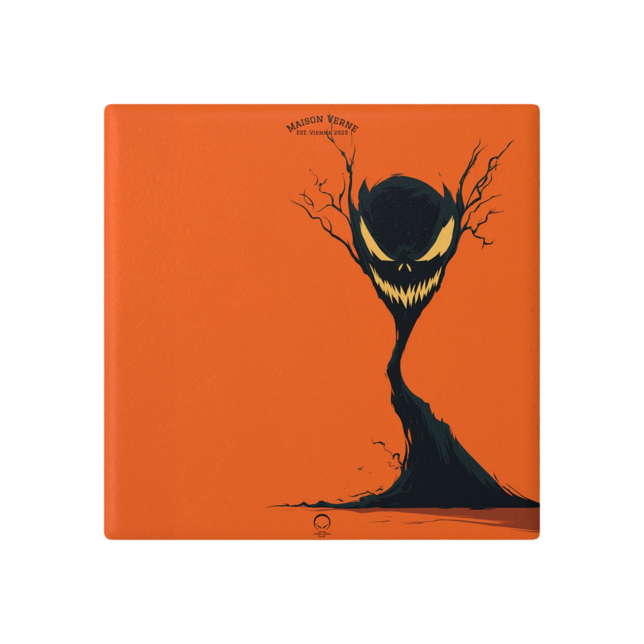 HALLOWEEN LIMITED EDITION Ceramic Coaster "The Grinning Tree" - ππ» Wicked Elegance No. 26 π»π