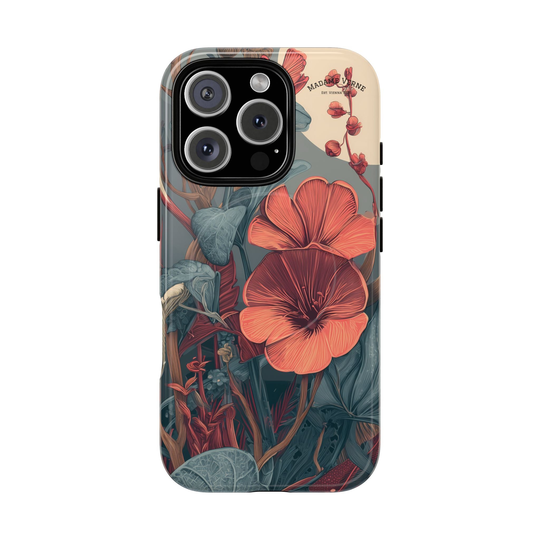 MagSafe iPhone Case "Lunar Bloom" - Cosmic Botanicals No. 56