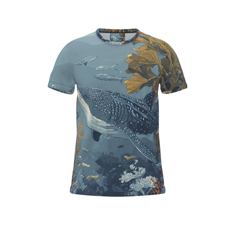 Men's T-Shirt "Whale Garden" - Opal Depths No. 14