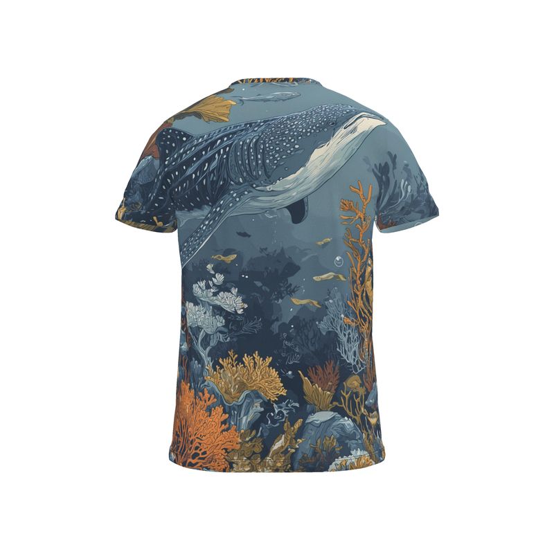 Men's T-Shirt "Whale Garden" - Opal Depths No. 14