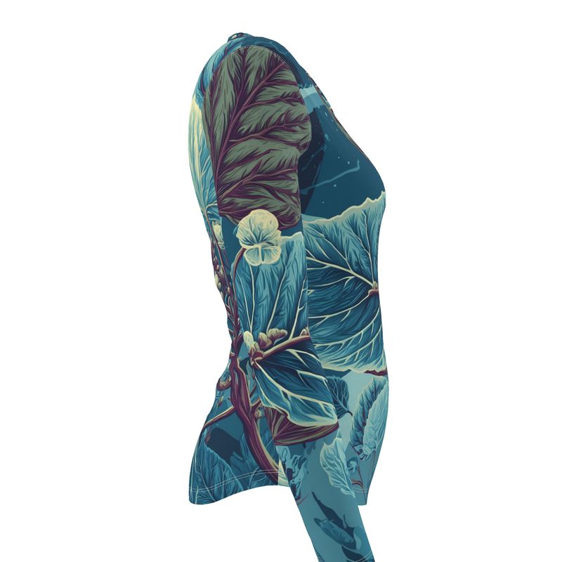 MV Couture Signature Ladies' Long Sleeve "Galactic Veins" - Cosmic Botanicals No. 89