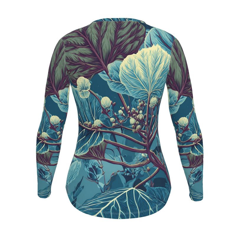 MV Couture Signature Ladies' Long Sleeve "Galactic Veins" - Cosmic Botanicals No. 89