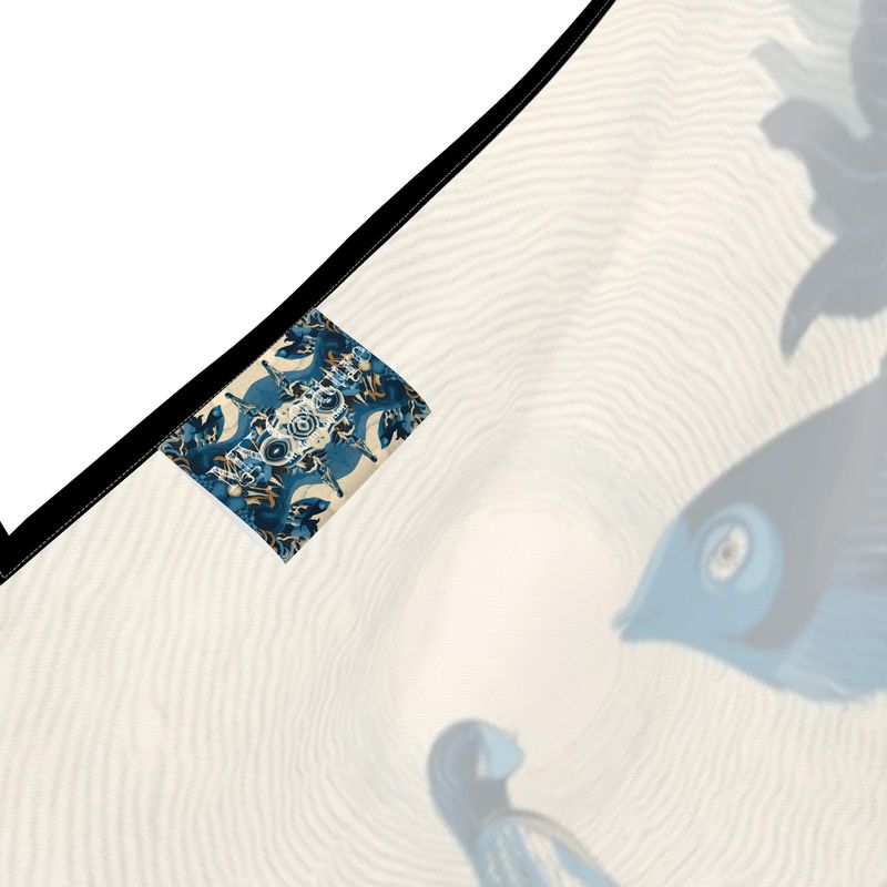 MV Couture Maßgefertigtes rückenfreies Neckholder-Kleid aus reiner Seide - Wearable Art