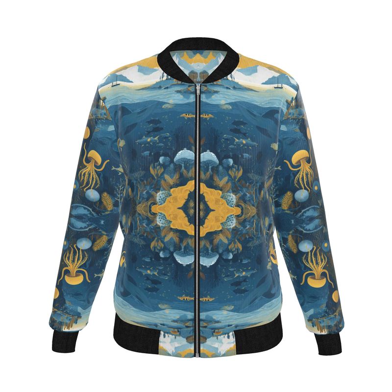 MV Couture Damen-Bomberjacke aus Wende-Seide