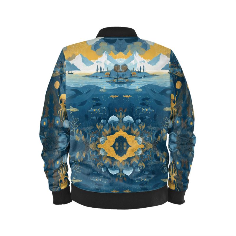 MV Couture Wende-Bomberjacke für Herren aus Seide - Wearable Art by Maison Verne