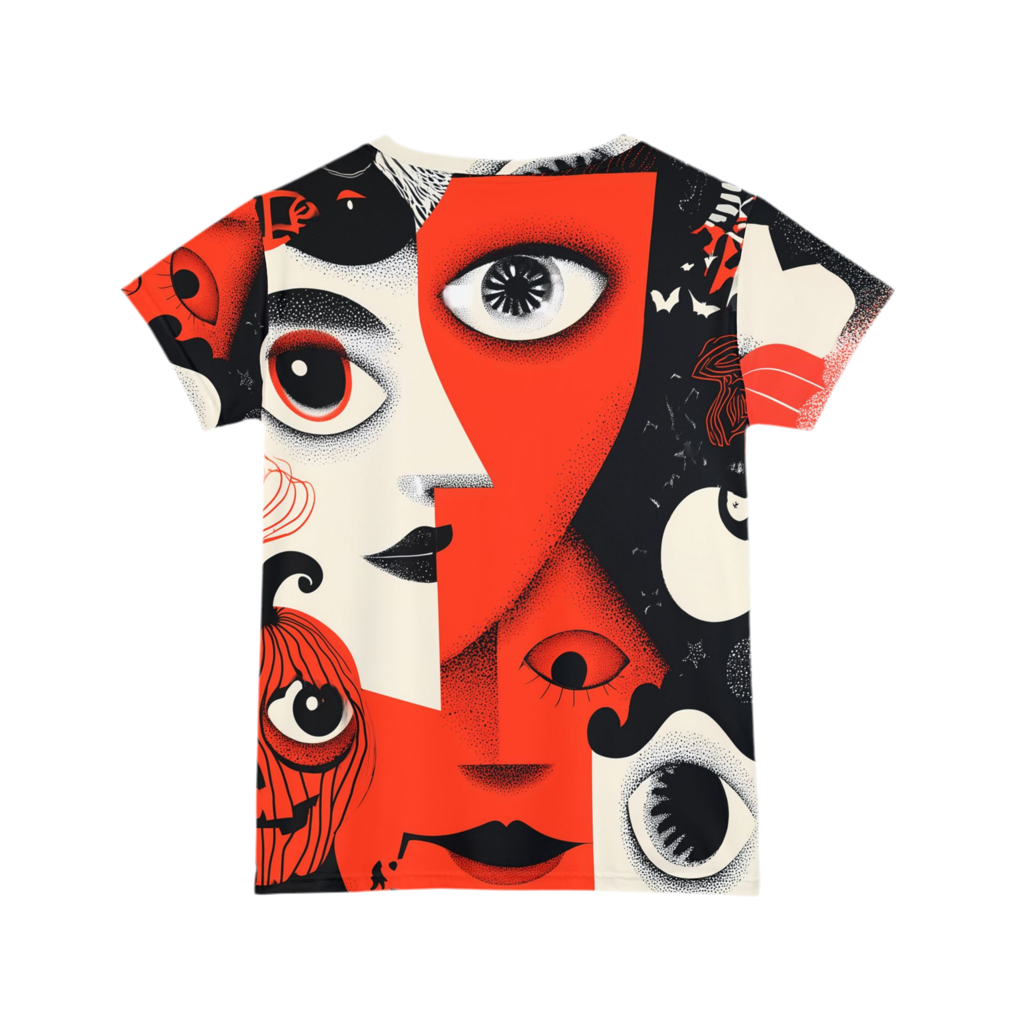 Maison Verne Halloween Ltd. Edition Plus Size Damen Shirt "Haunted Gazes" - ππ» Wicked Elegance No. 63 π»π