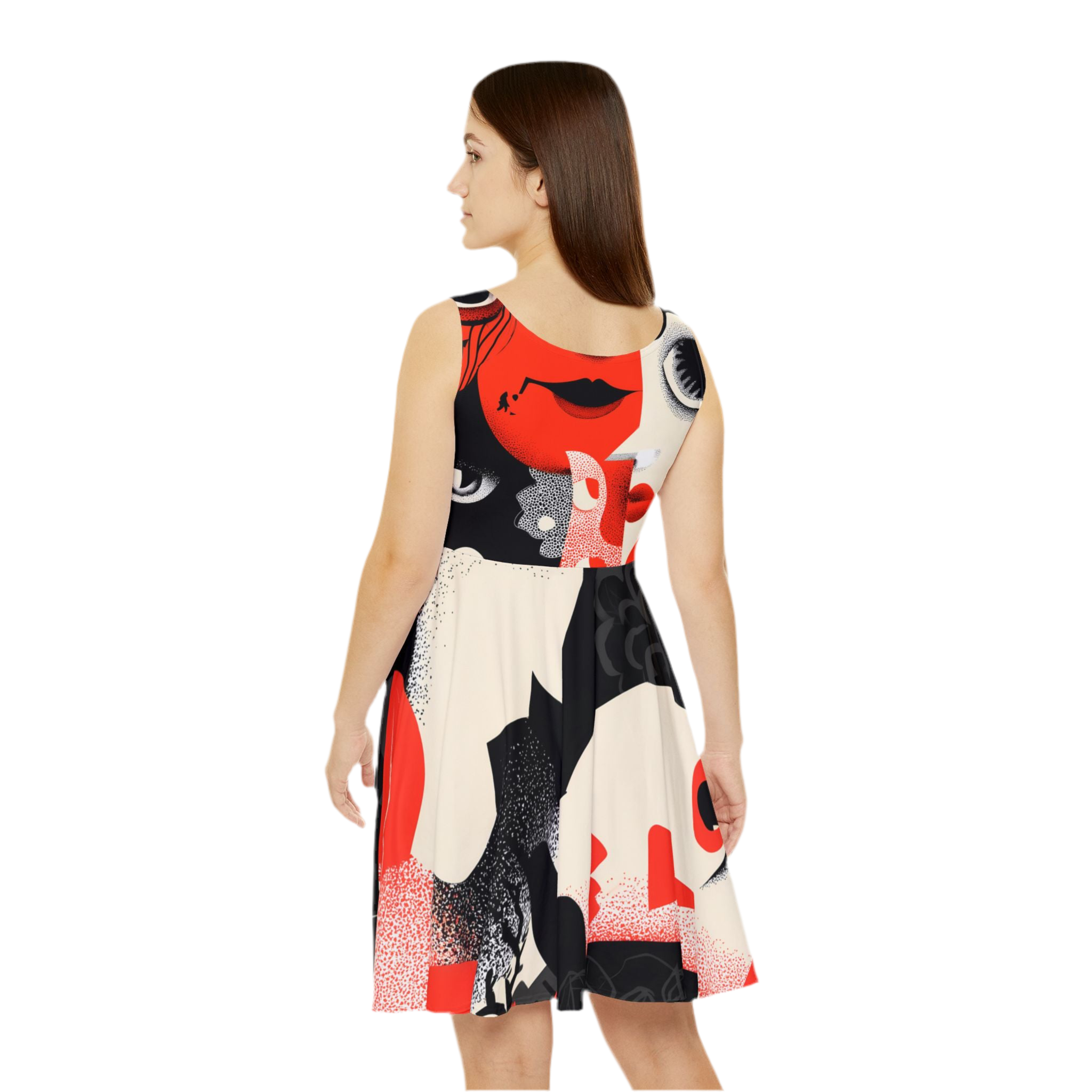 HALLOWEEN LIMITED EDITION Women's Skater Dress "Hallows Gaze" - ππ» Wicked Elegance No. 64 π»π