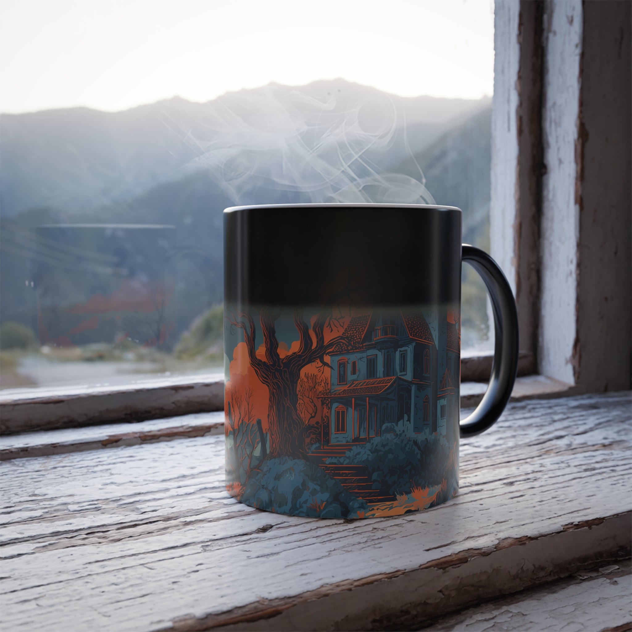 HALLOWEEN LIMITED EDITION magic mug "Moonlit Manor" - ππ» Wicked Elegance No. 30 π»π