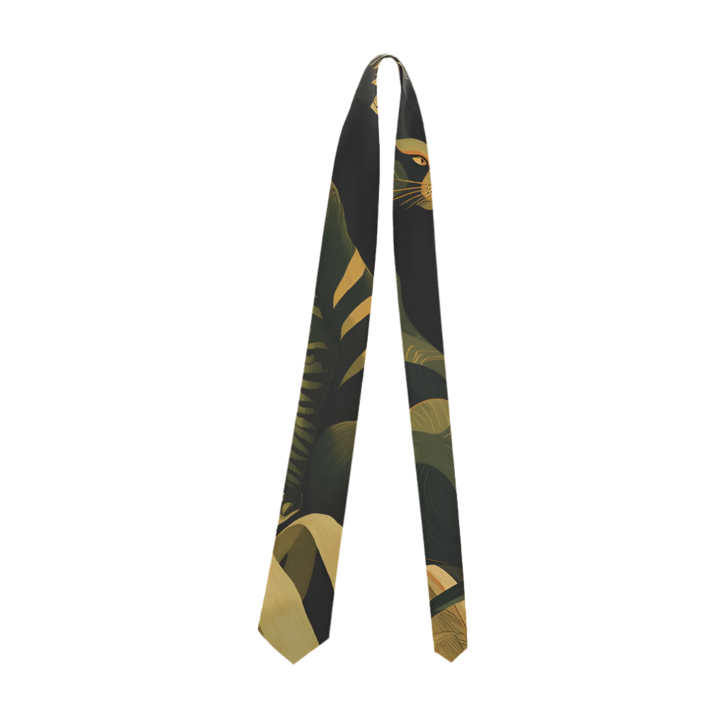 MV Couture Signature Seidenkrawatte "Ember in the Leaves" - Wilderness Whisper No. 50