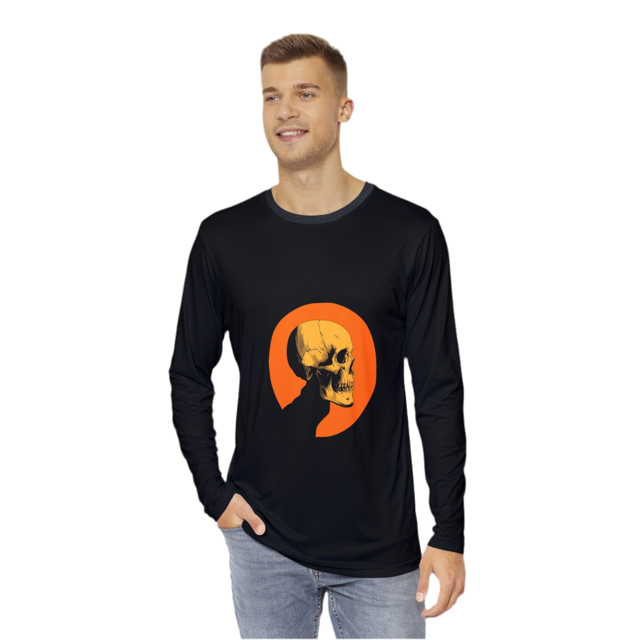 Maison Verne Halloween Ltd. Edition Plus Size MΓ€nner Long Sleeve Shirt - Wicked Elegance No. 25