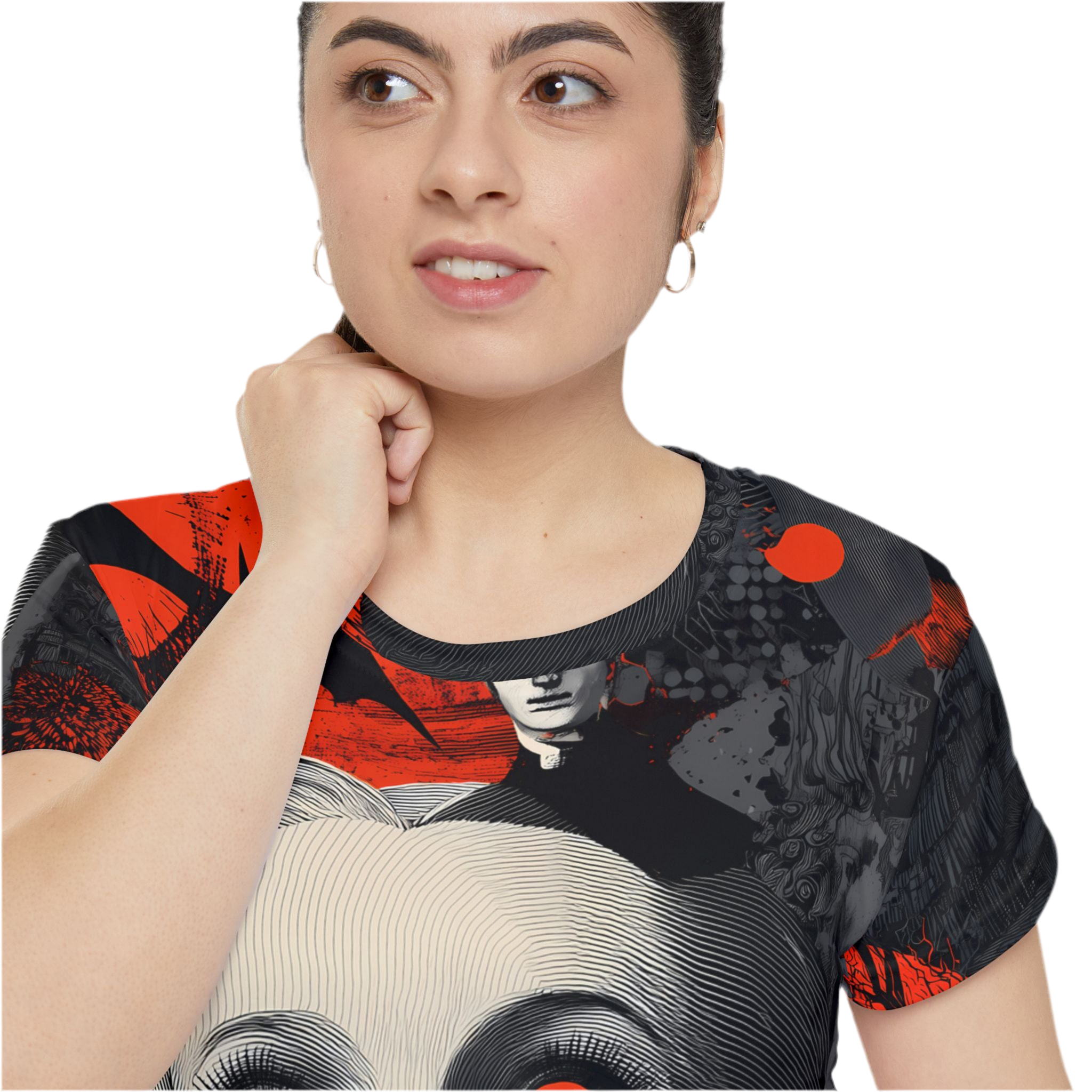 Maison Verne Halloween Ltd. Edition Damen Shirt "Eclipse Muse" - 🎃👻 Wicked Elegance No. 67 👻🎃