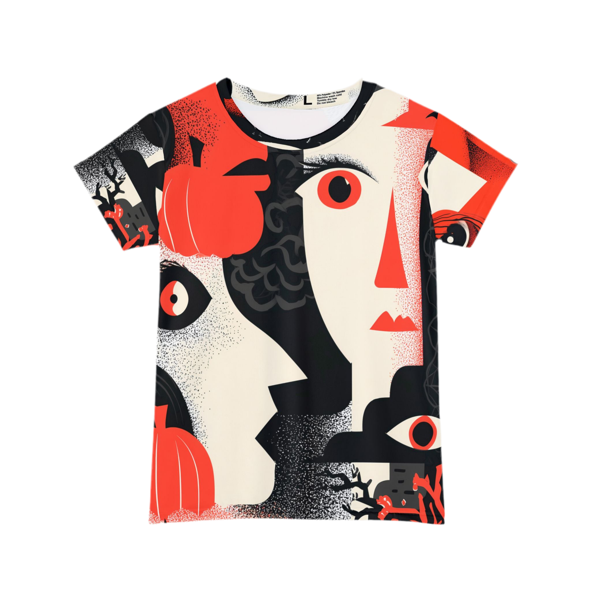 Maison Verne Halloween Ltd. Edition Damen Shirt "Haunted Gazes" - 🎃👻 Wicked Elegance No. 63 👻🎃