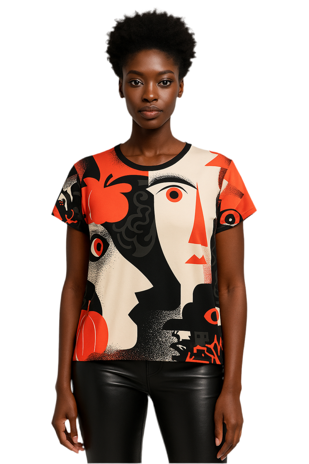 Maison Verne Halloween Ltd. Edition Damen Shirt "Haunted Gazes" - 🎃👻 Wicked Elegance No. 63 👻🎃