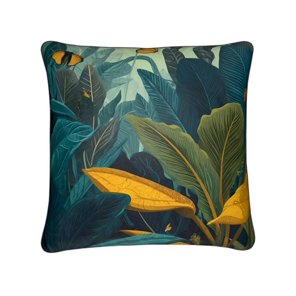 MV Couture Signature Samt-Zierkissen mit Gänsefeder-Füllung