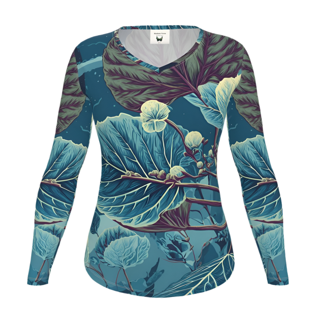 MV Couture Signature Ladies' Long Sleeve "Galactic Veins" - Cosmic Botanicals No. 89