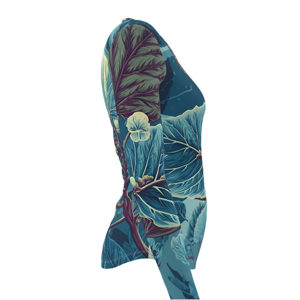 MV Couture Signature Ladies' Long Sleeve "Galactic Veins" - Cosmic Botanicals No. 89