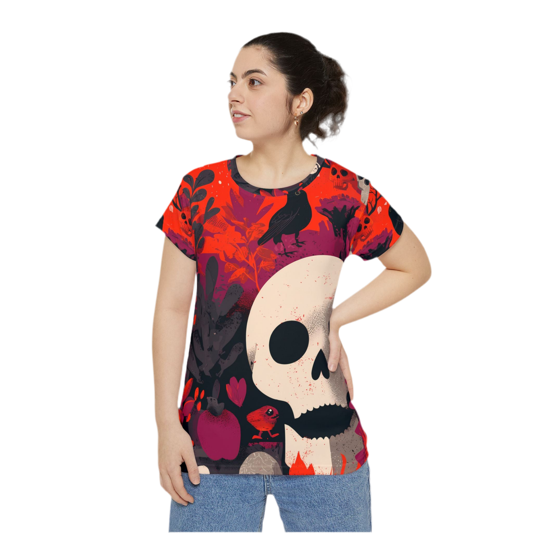 Maison Verne Halloween Ltd. Edition Damen Shirt "Dark Harvest" - 🎃👻 Wicked Elegance No. 59 👻🎃