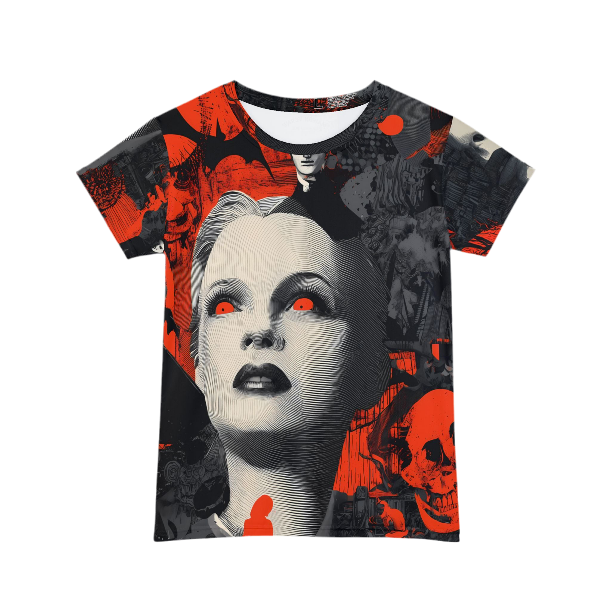 Maison Verne Halloween Ltd. Edition Damen Shirt "Eclipse Muse" - 🎃👻 Wicked Elegance No. 67 👻🎃
