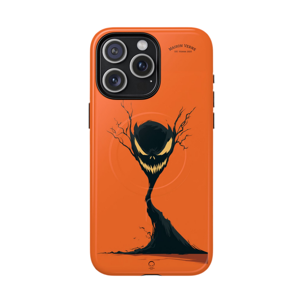 HALLOWEEN LIMITED EDITION MagSafe iPhone-Schutzhülle "The Grinning Tree" - 🎃👻 Wicked Elegance No. 26 👻🎃