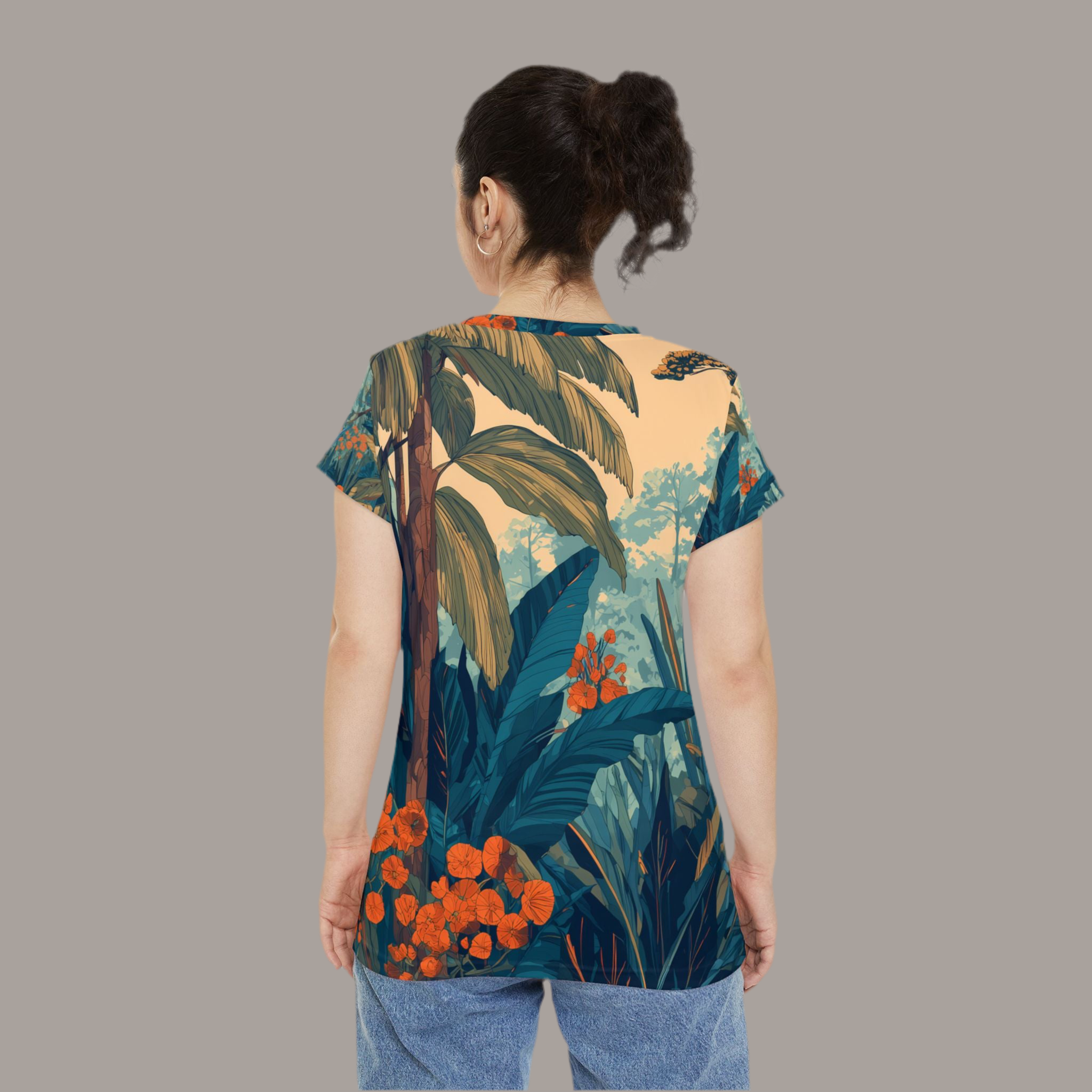 Maison Verne Damen Shirt "Canopy Watcher" - Wilderness Whisper No. 69
