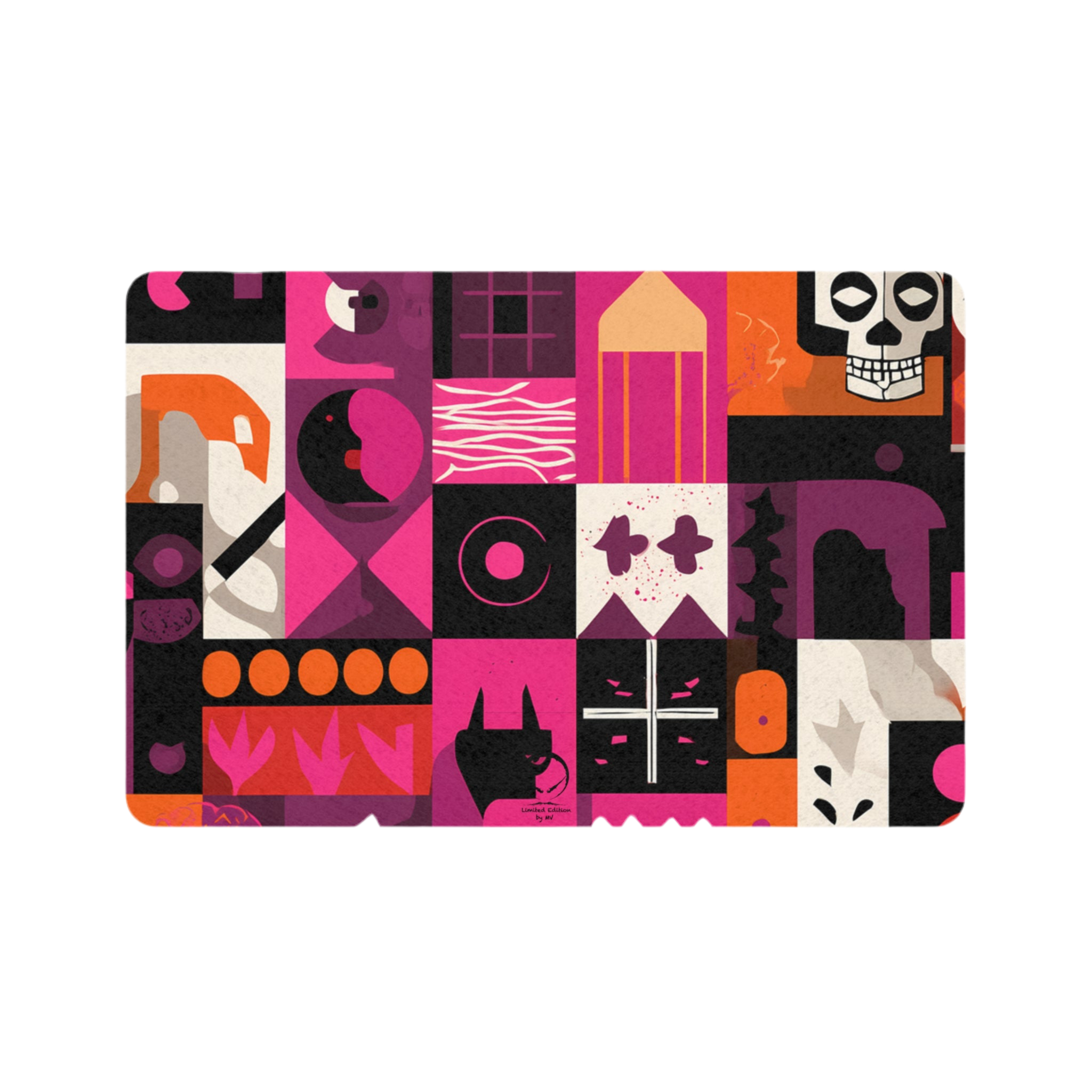 Maison Verne Futtermatte "Neon Macabre" - 🎃👻 Wicked Elegance No. 76 👻🎃