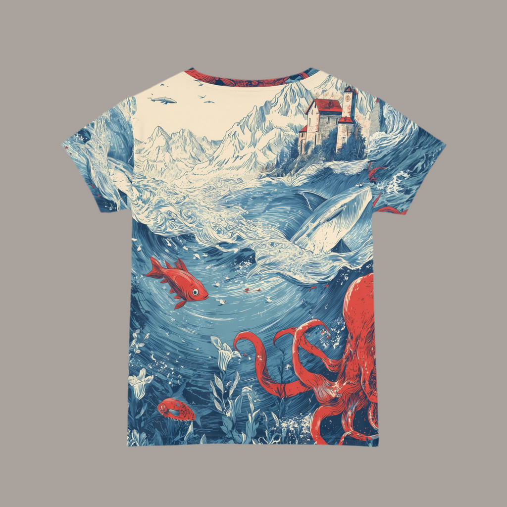 Women's Shirt "Kingdom beneath the Waves" - Opal Depths No. 26