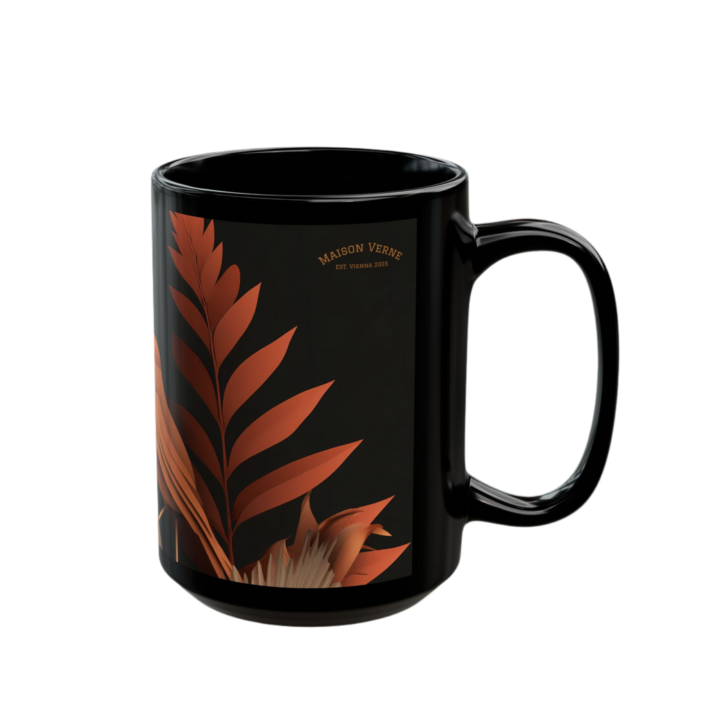 Coffee cup "Amber Serenade" - Golden Autumn No. 07
