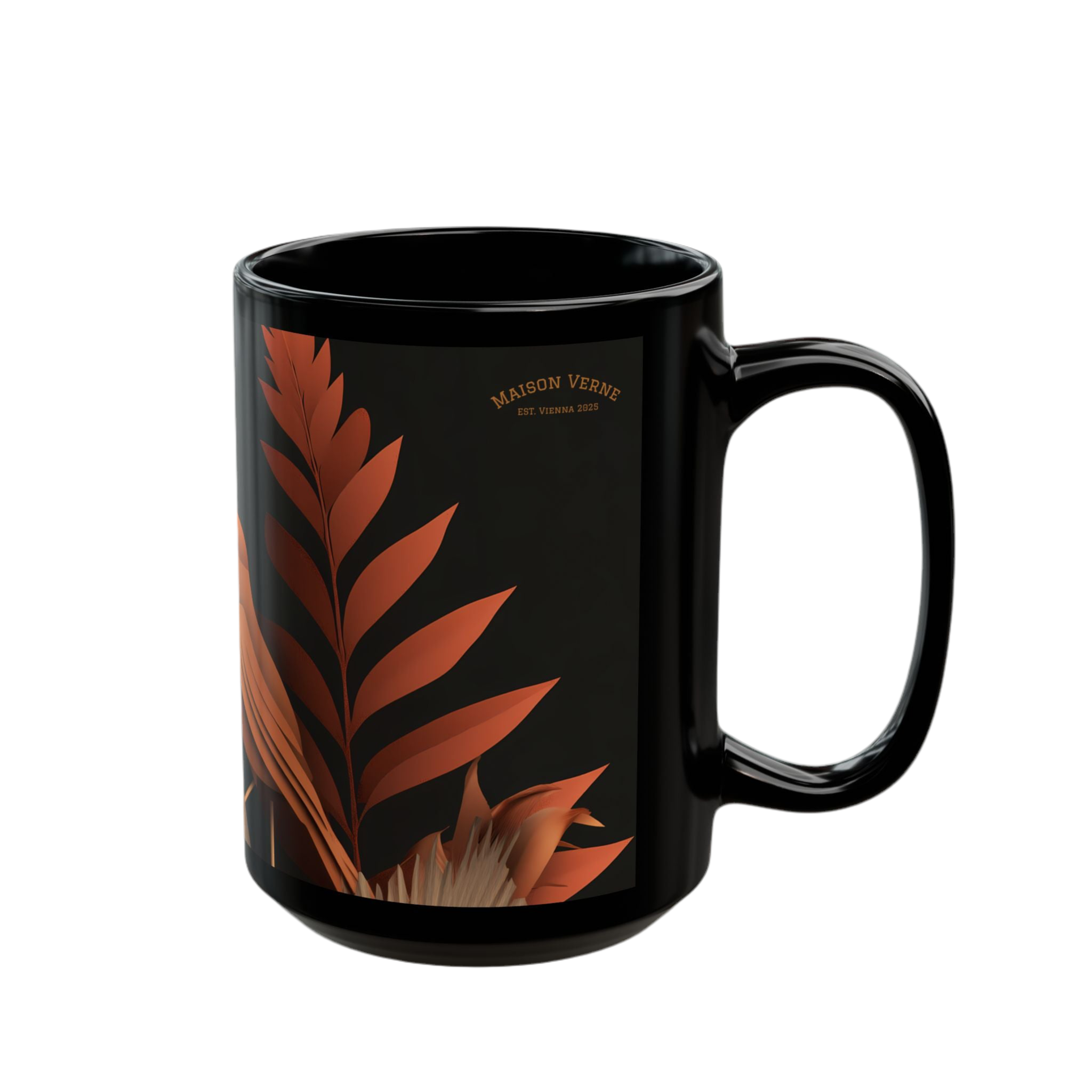 Coffee cup "Amber Serenade" - Golden Autumn No. 07