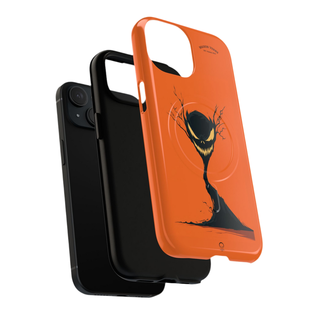 HALLOWEEN LIMITED EDITION MagSafe iPhone-Schutzhülle "The Grinning Tree" - 🎃👻 Wicked Elegance No. 26 👻🎃