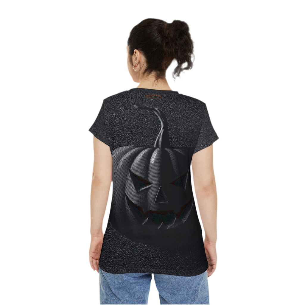 Maison Verne Halloween Ltd. Edition Damen Shirt "Shadow Pumpkin" - 🎃👻 Wicked Elegance No. 08 👻🎃