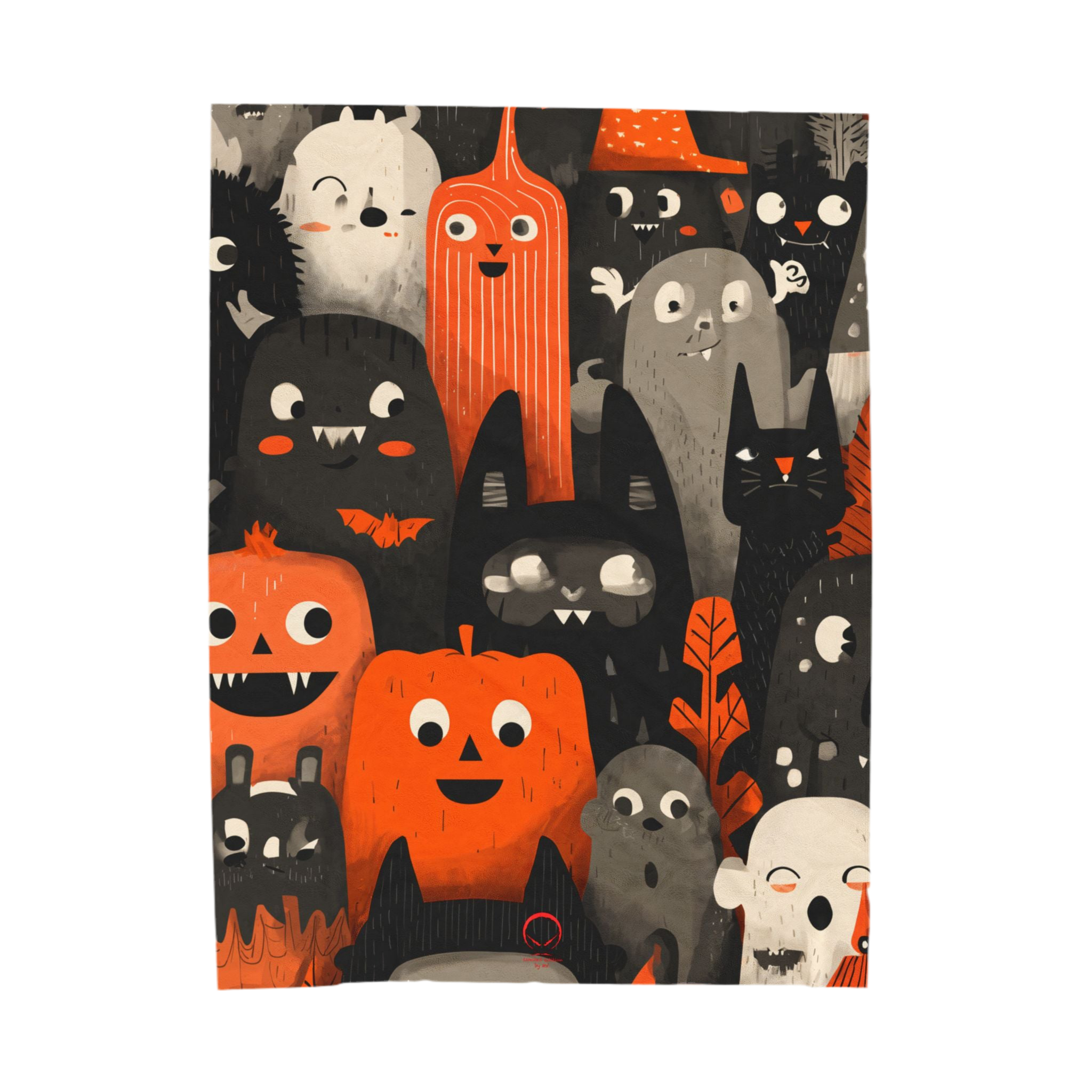 Maison Verne Halloween Ltd. Edition Velours-Kuscheldecke - 🎃👻 Wicked Elegance No. 86 👻🎃