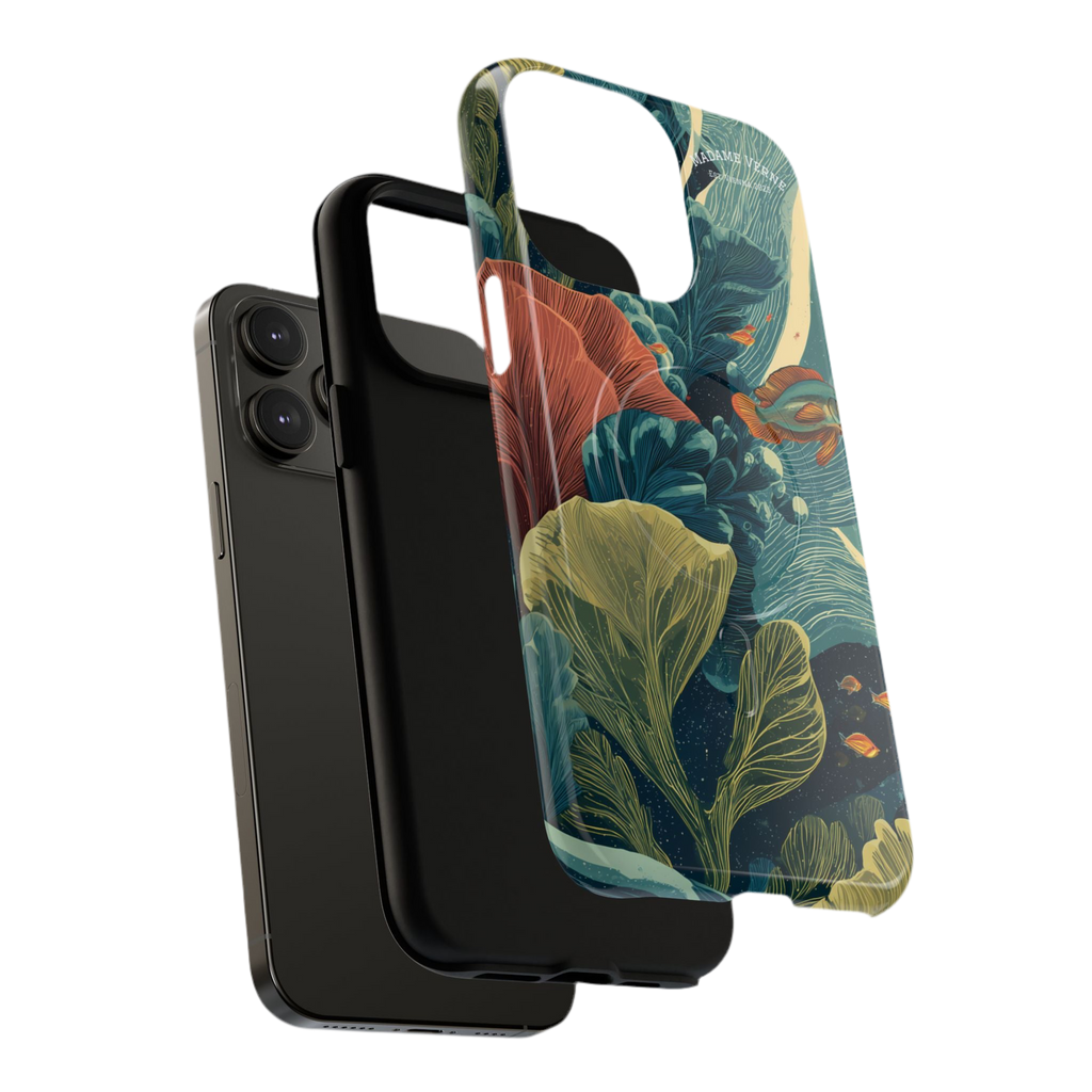 Maison Verne MagSafe iPhone-Schutzhülle "Celestial Reef" - Cosmic Botanicals No. 66