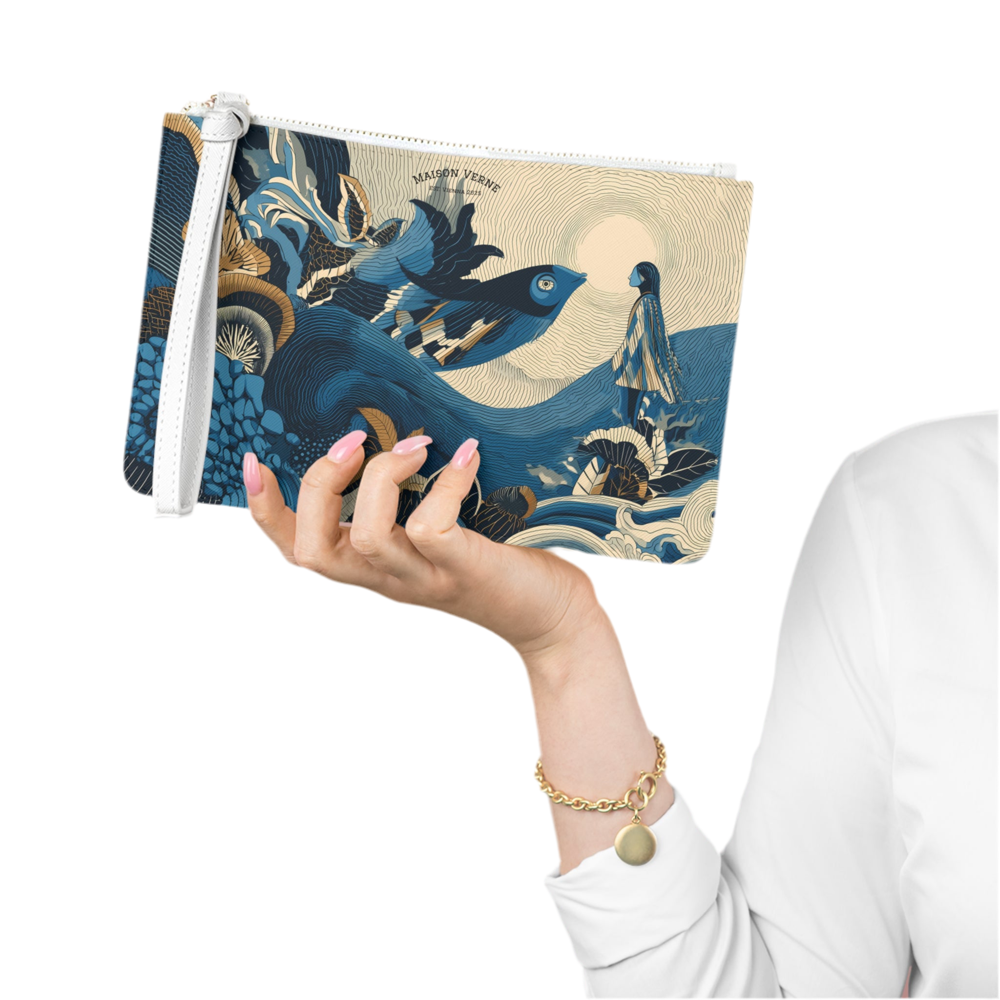 Clutch Bag "Where the Ocean Speaks" - Opal Depths No. 35