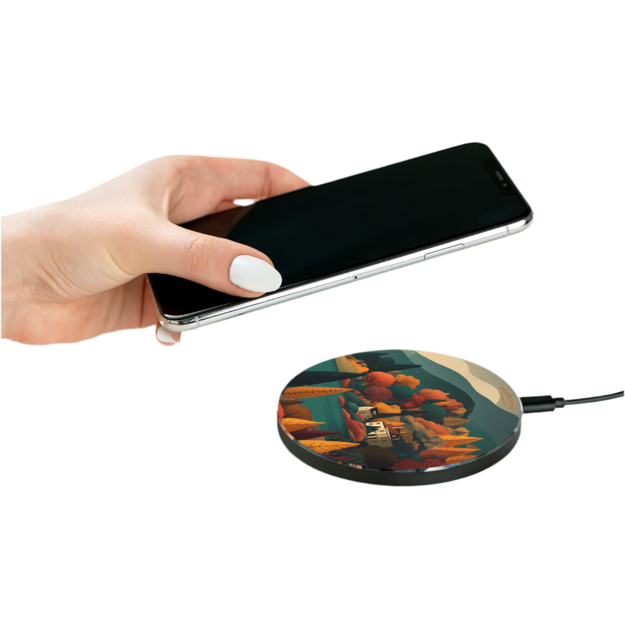 Maison Verne Wireless Charger "Golden Retreat" - Golden Autumn No. 44