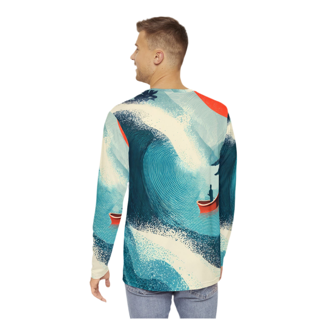 Maison Verne Plus Size Männer Long Sleeve Shirt - Below & Beyond No. 10