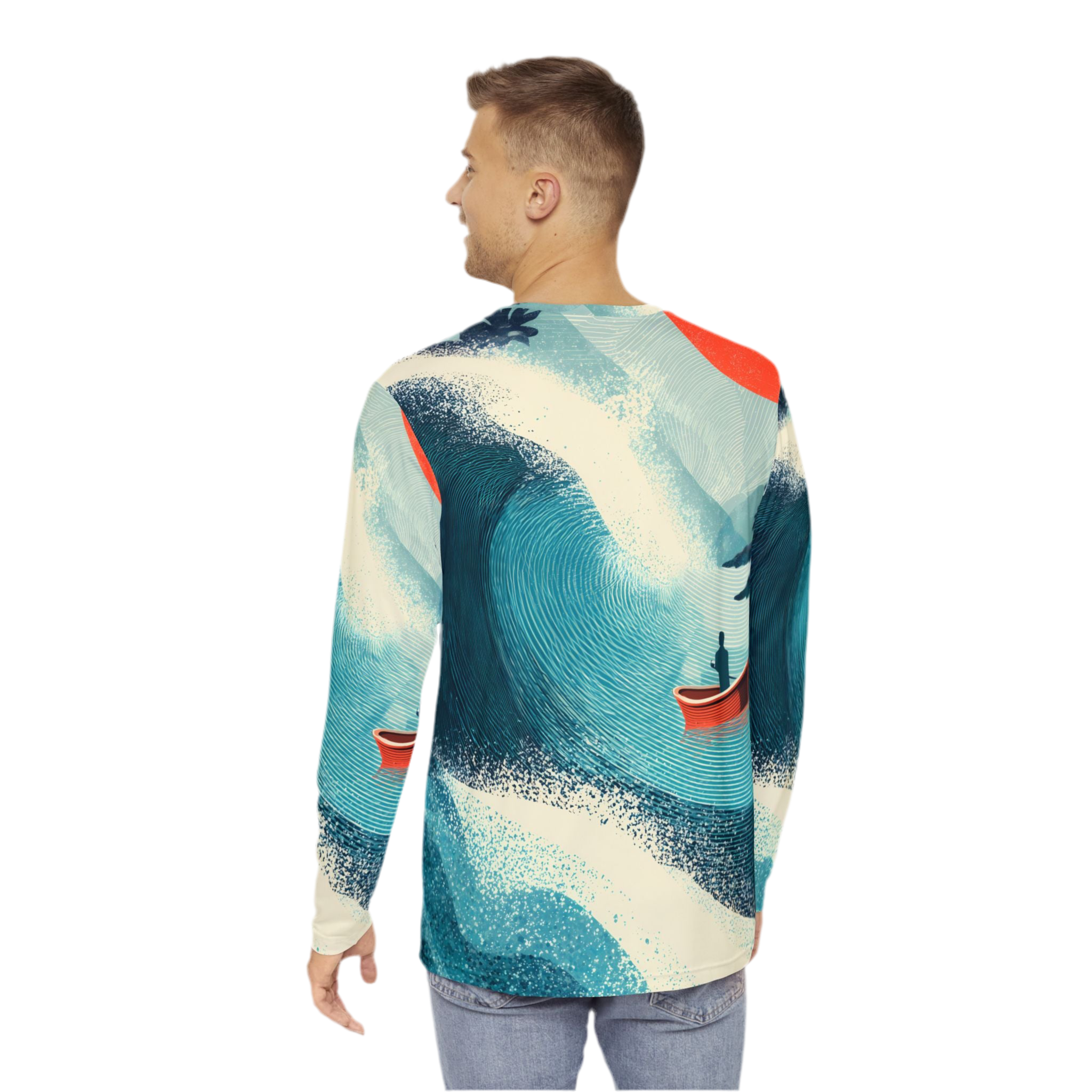 Maison Verne Plus Size Männer Long Sleeve Shirt - Below & Beyond No. 10