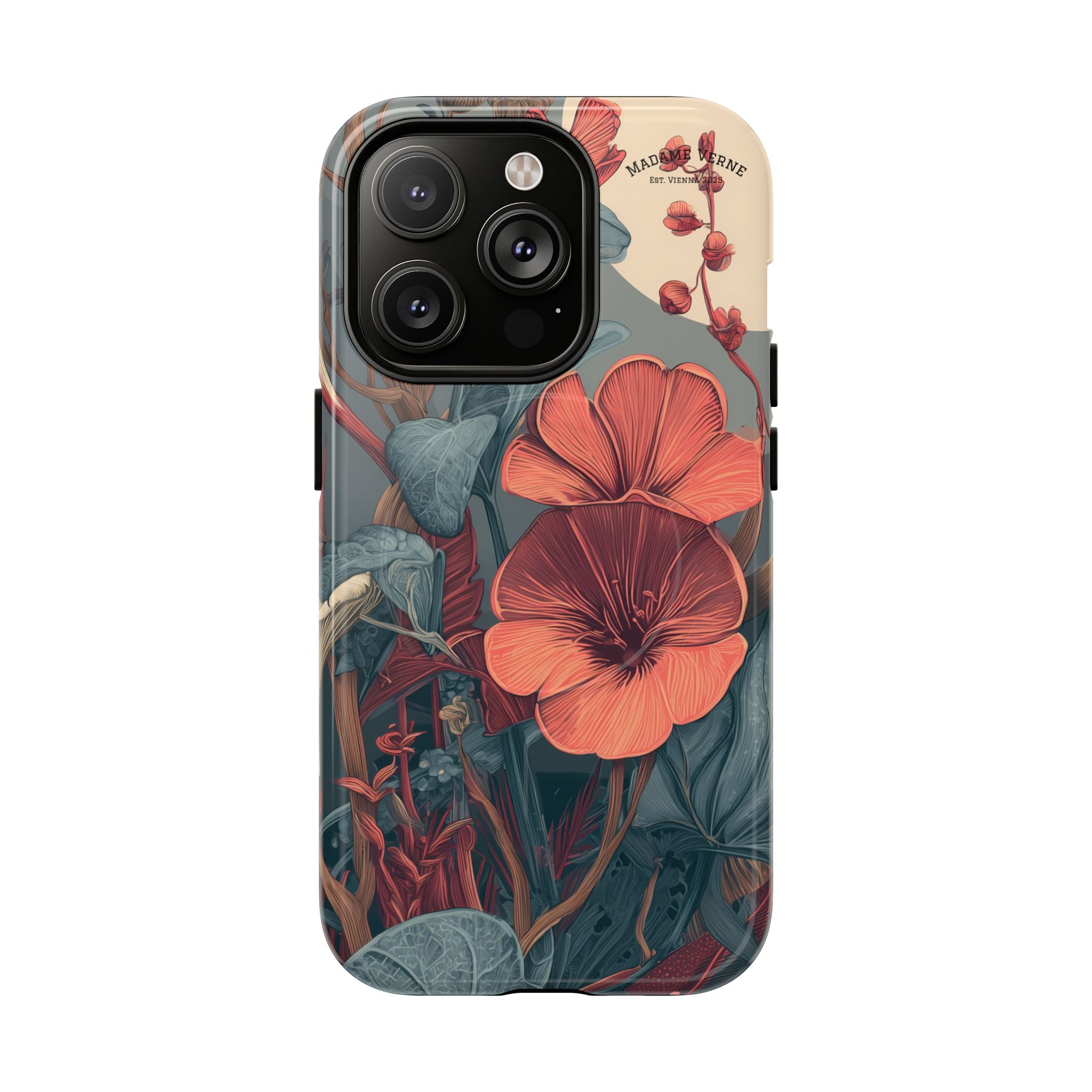 MagSafe iPhone-Schutzhülle "Lunar Bloom" - Cosmic Botanicals No. 56
