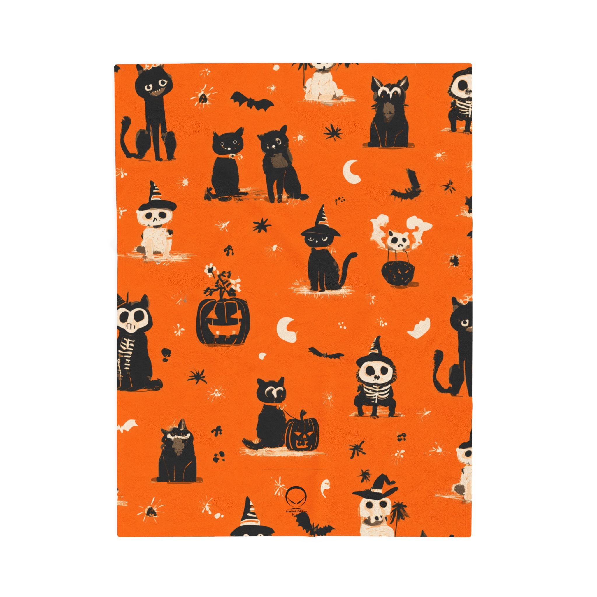 Maison Verne Halloween Ltd. Edition Velours-Kuscheldecke - 🎃👻 Wicked Elegance No. 82 👻🎃