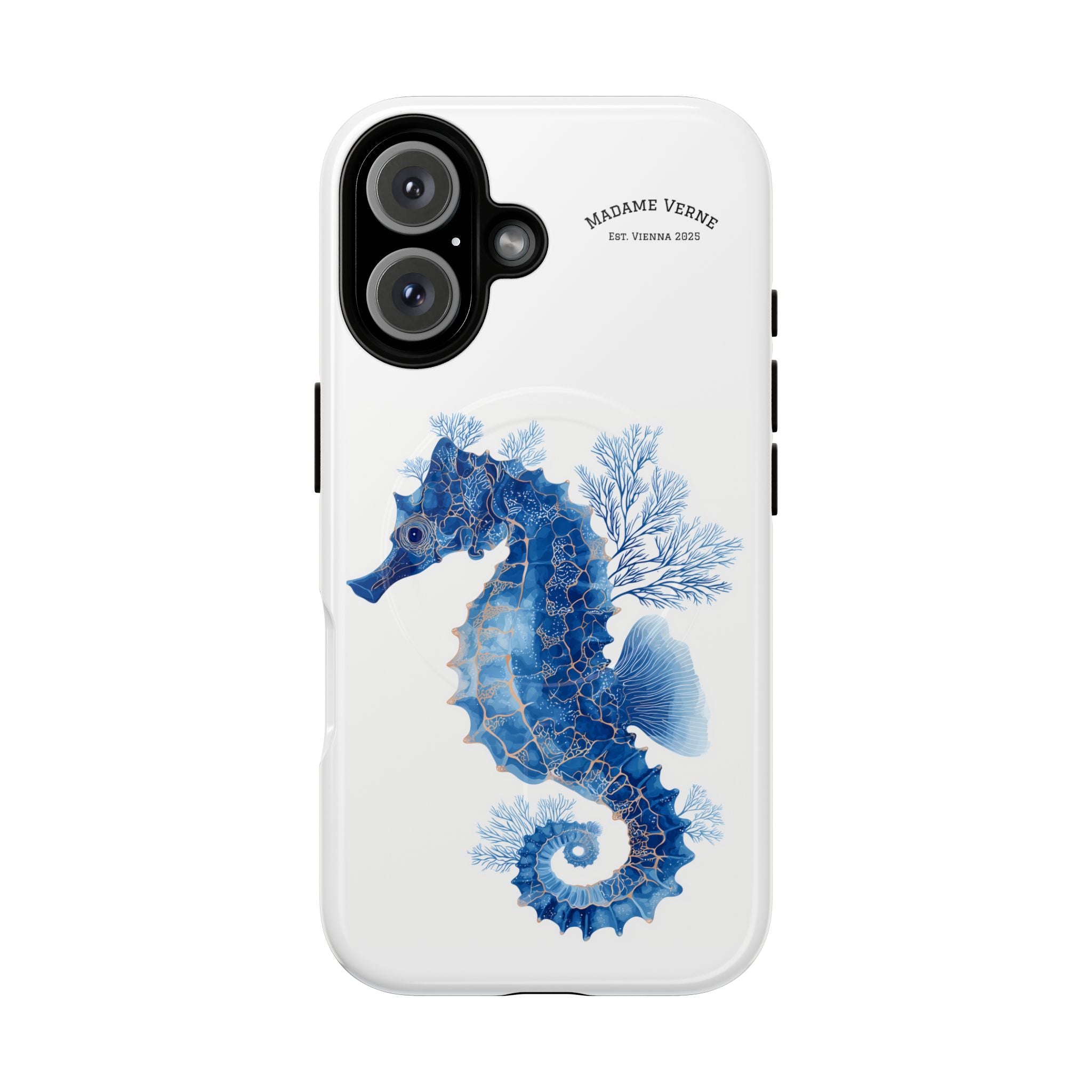 MagSafe iPhone Case "Azure Sentinel" - Opal Depths No. 32