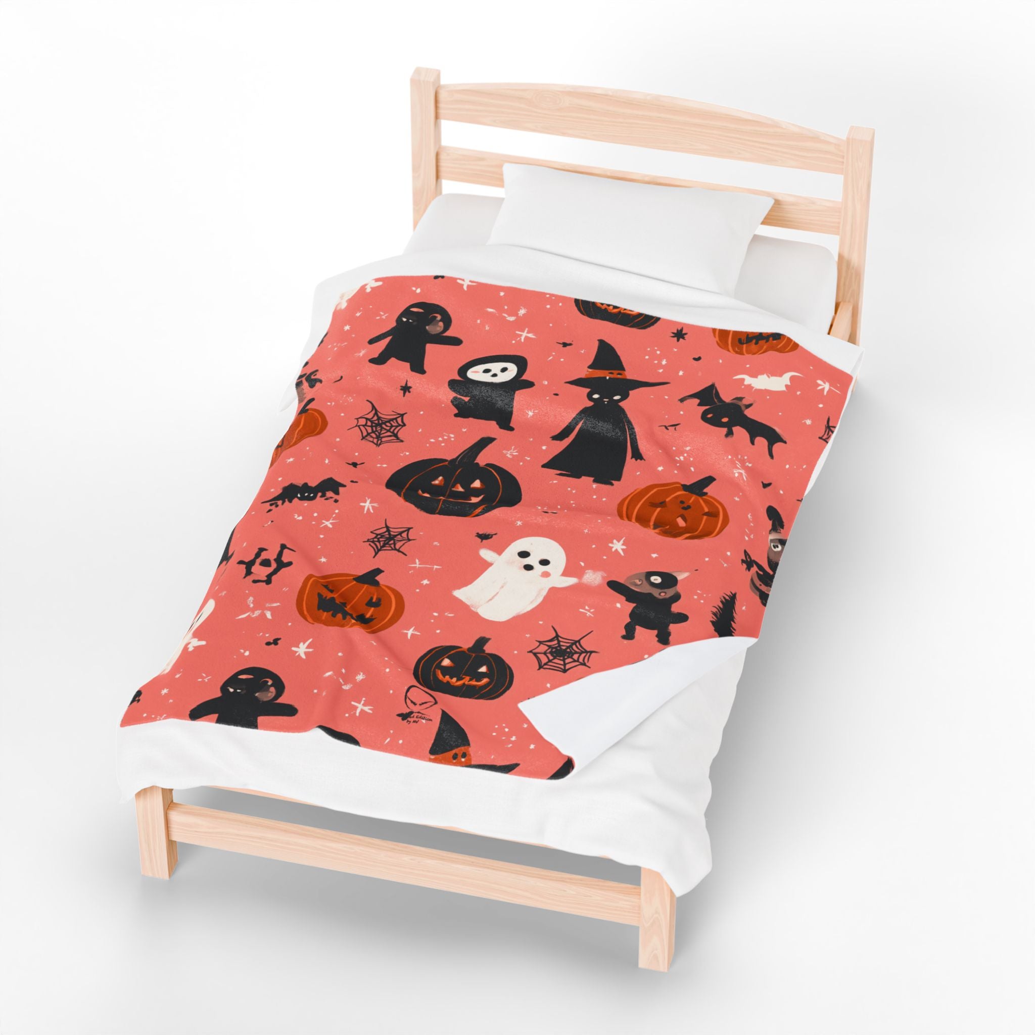 Maison Verne Halloween Ltd. Edition Velours-Kuscheldecke - 🎃👻 Wicked Elegance No. 84 👻🎃