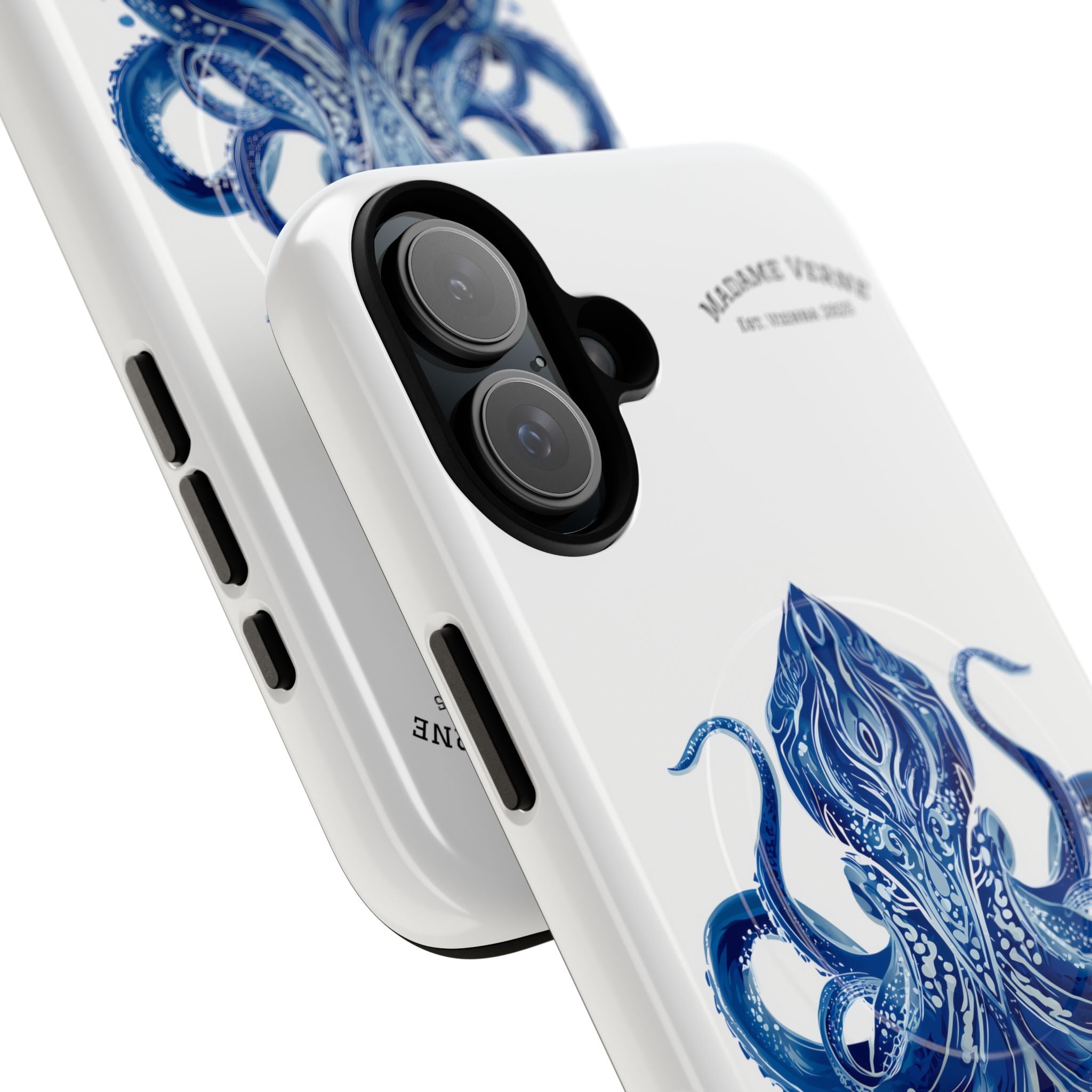 MagSafe iPhone Case "Deep Blue Bloom" - Opal Depths No. 32