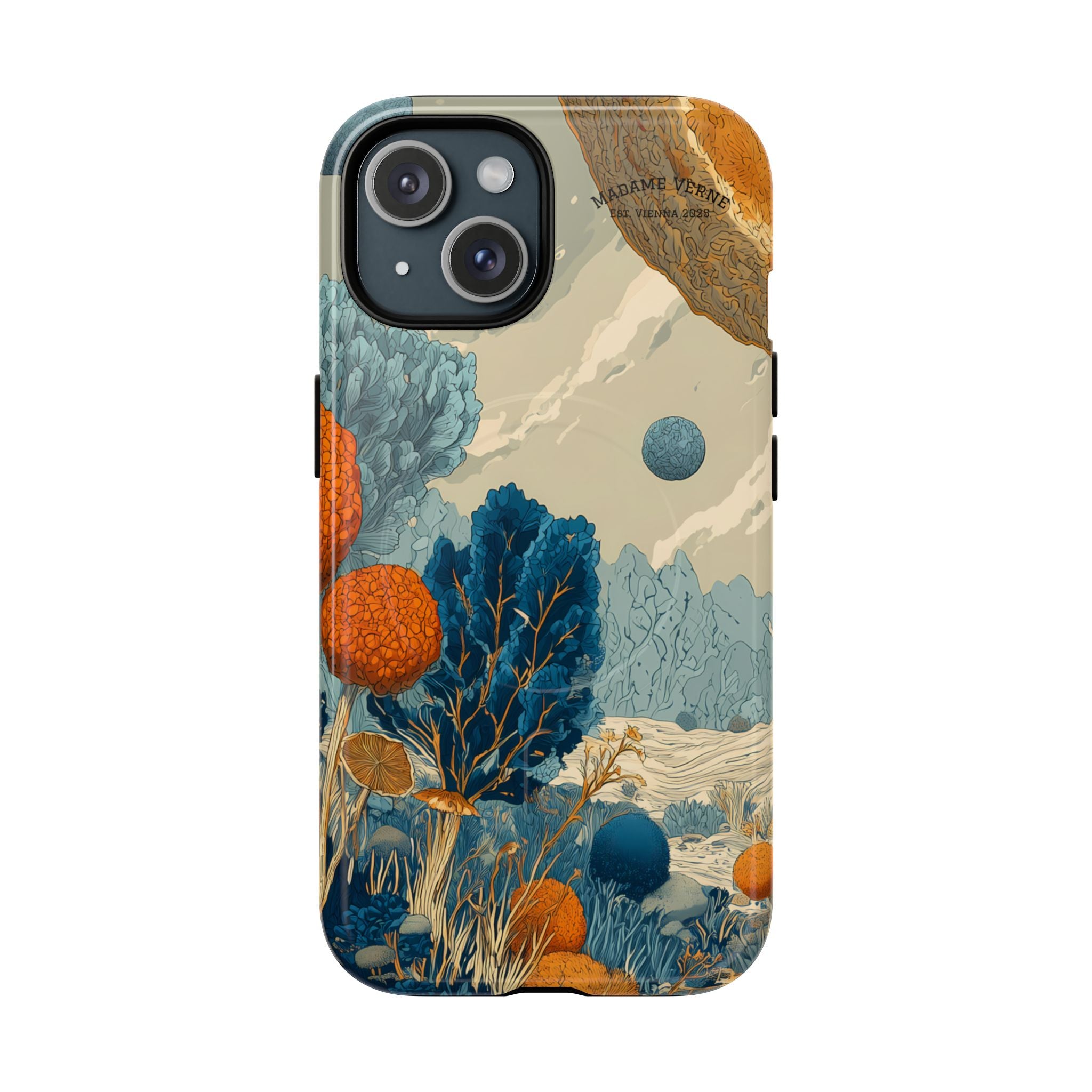 MagSafe iPhone-Schutzhülle "Ethereal Meadow" - Cosmic Botanicals No. 85