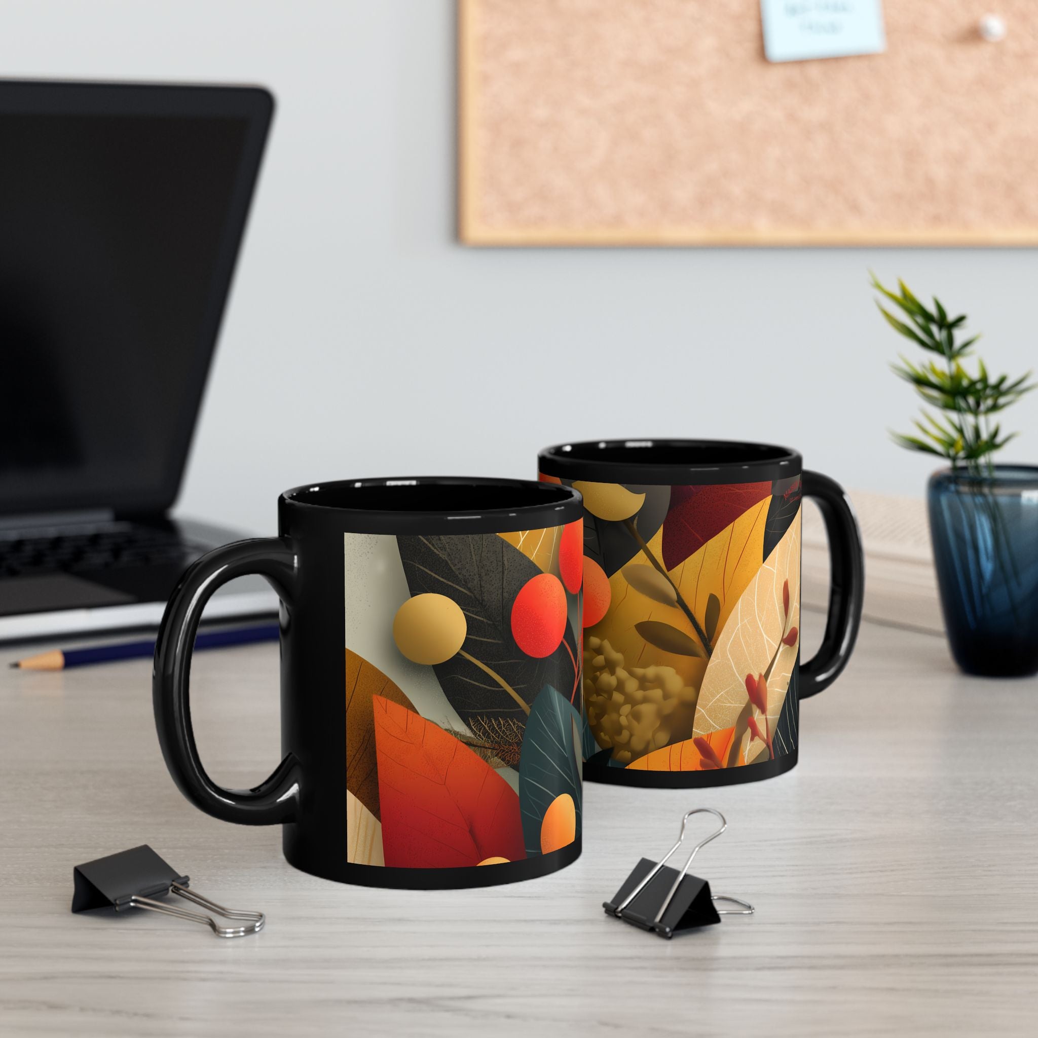 Coffee cup "Harvest Whispers" - Golden Autumn No. 70