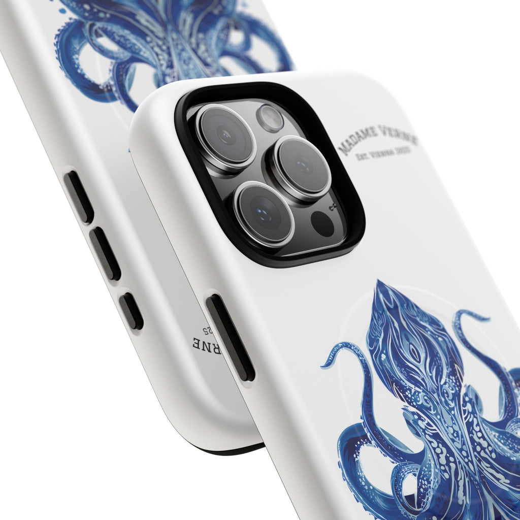 MagSafe iPhone Case "Deep Blue Bloom" - Opal Depths No. 32