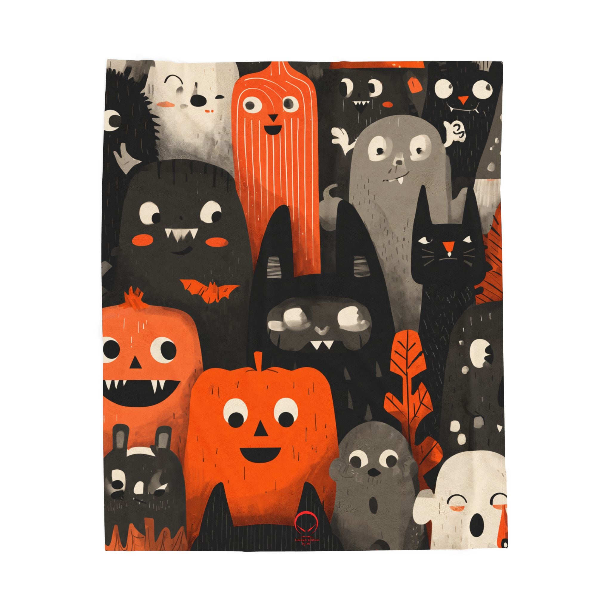 Maison Verne Halloween Ltd. Edition Velours-Kuscheldecke - 🎃👻 Wicked Elegance No. 86 👻🎃