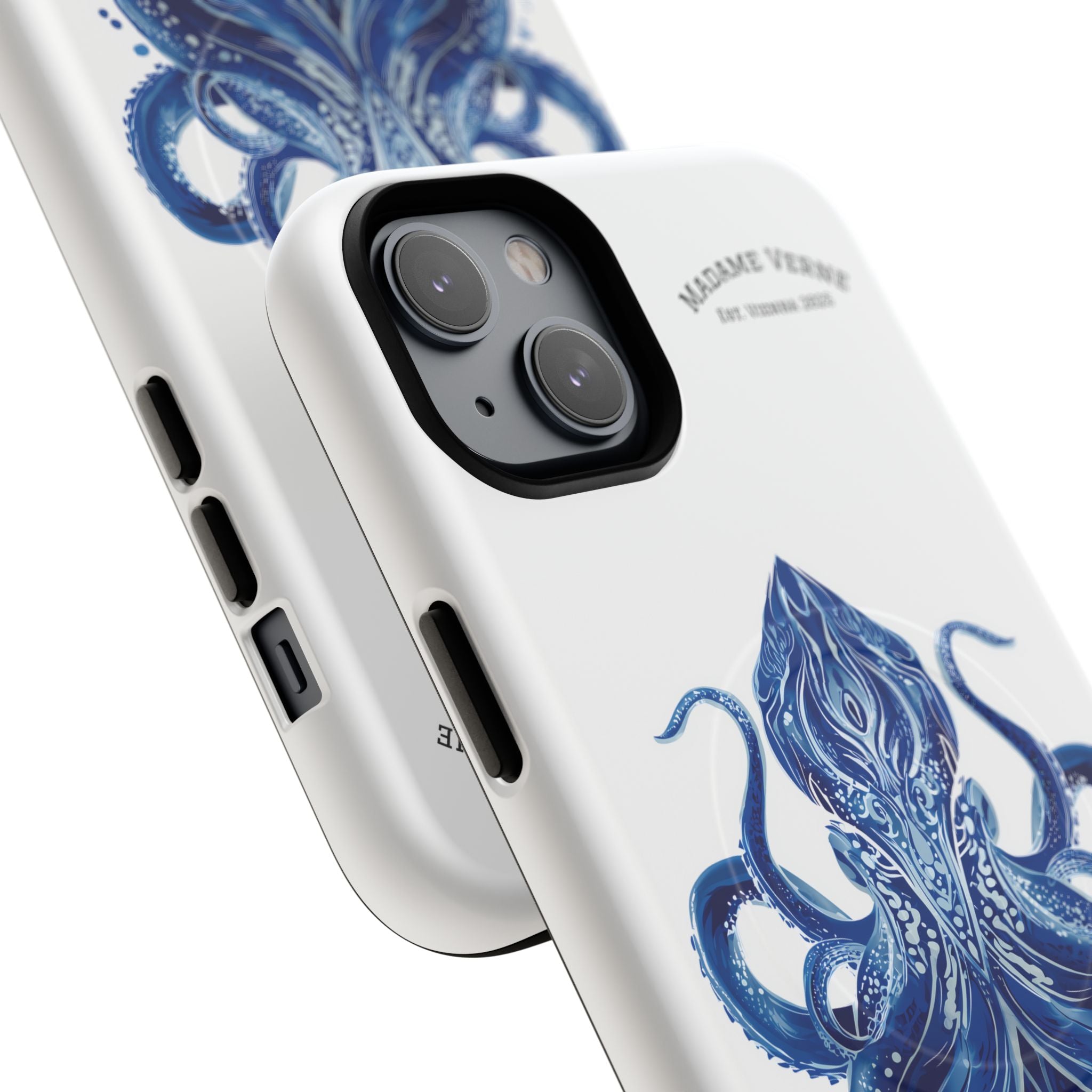 MagSafe iPhone Case "Deep Blue Bloom" - Opal Depths No. 32