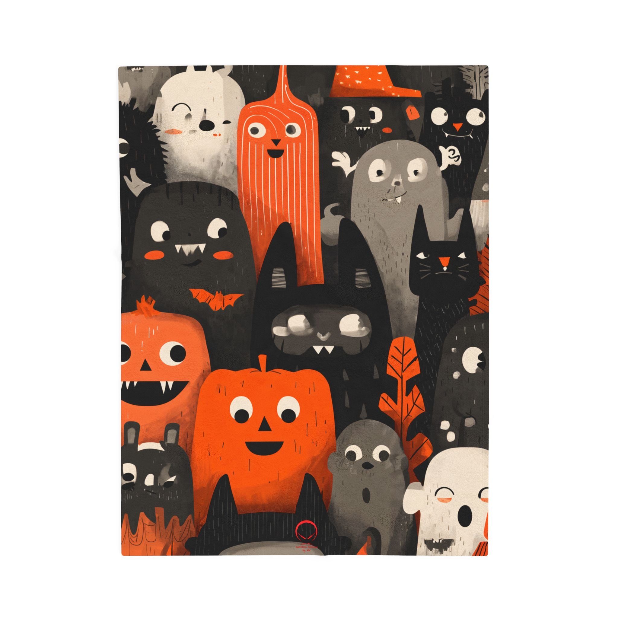 Maison Verne Halloween Ltd. Edition Velours-Kuscheldecke - 🎃👻 Wicked Elegance No. 86 👻🎃