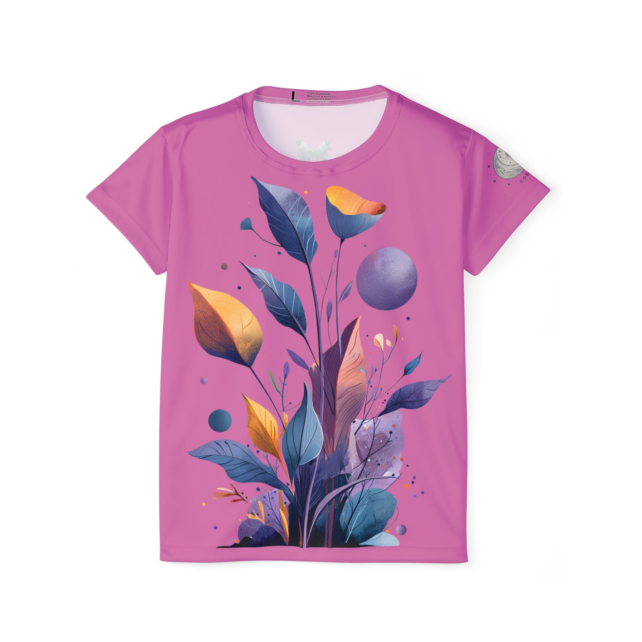 Damen T-shirt "Celestial Bloom" - Cosmic Botanicals No. 30 (rosa)